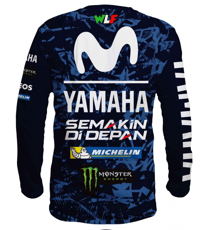 3D Yamaha Moto Jersey Long Sleeve #4044
