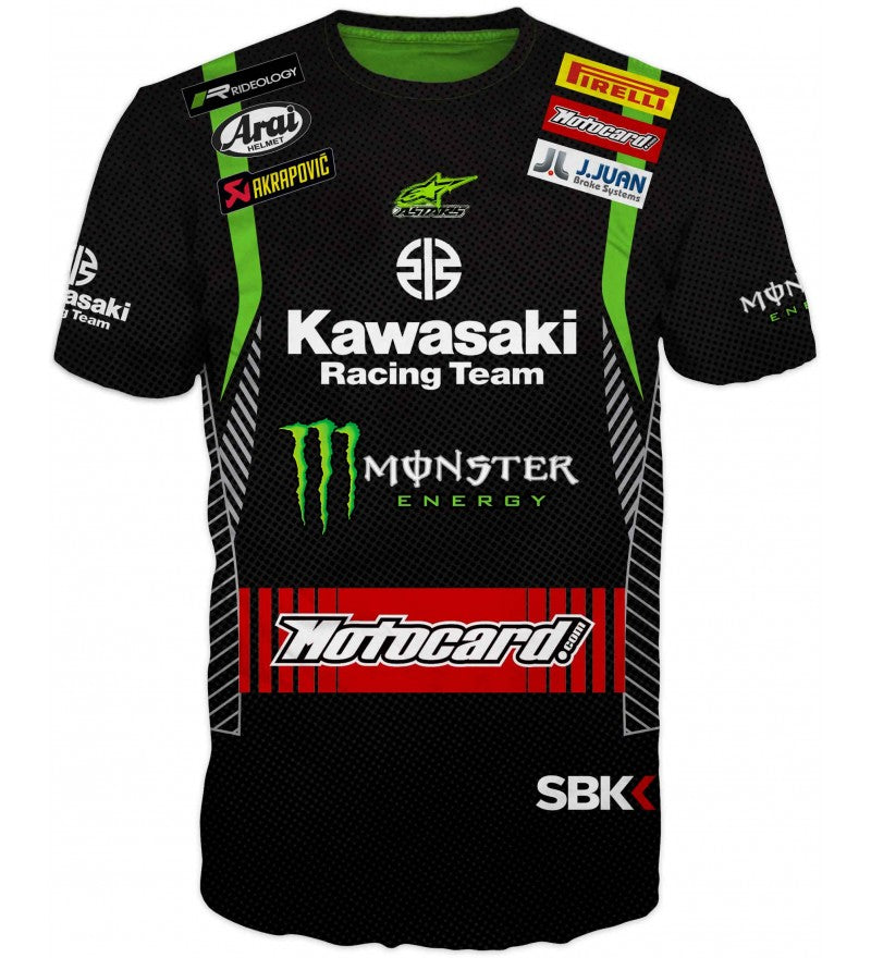 3D T-Shirt Kawasaki Racing #4042