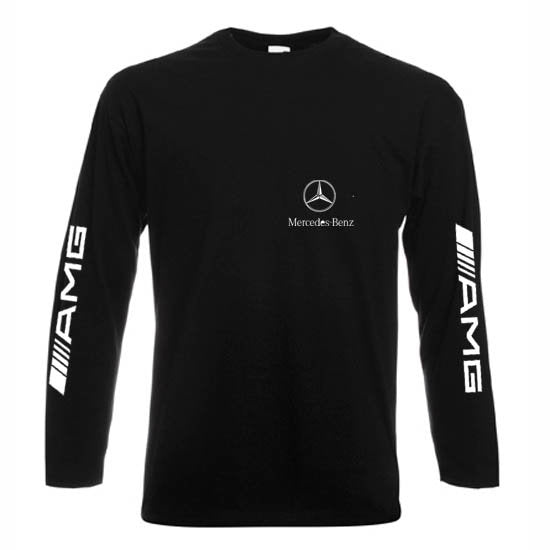 4 Colors Mercedes-Benz AMG Long Sleeve Cotton Blouses