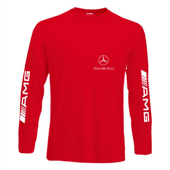 4 Colors Mercedes-Benz AMG Long Sleeve Cotton Blouses