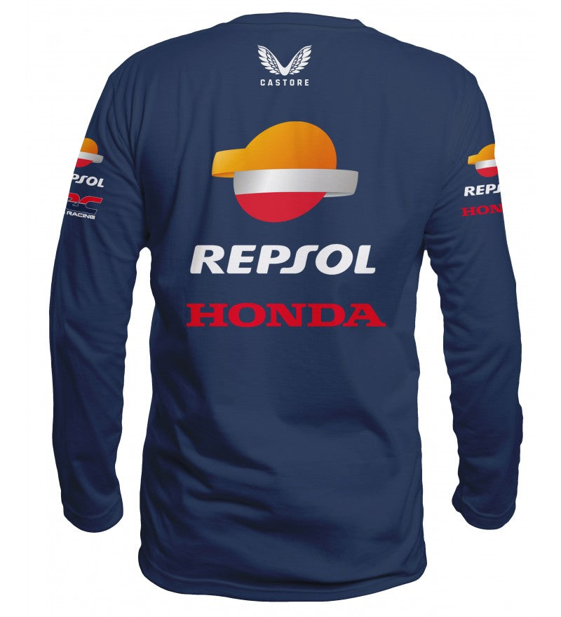 3D Long Sleeve Honda Repsol Moto Jersey #4097