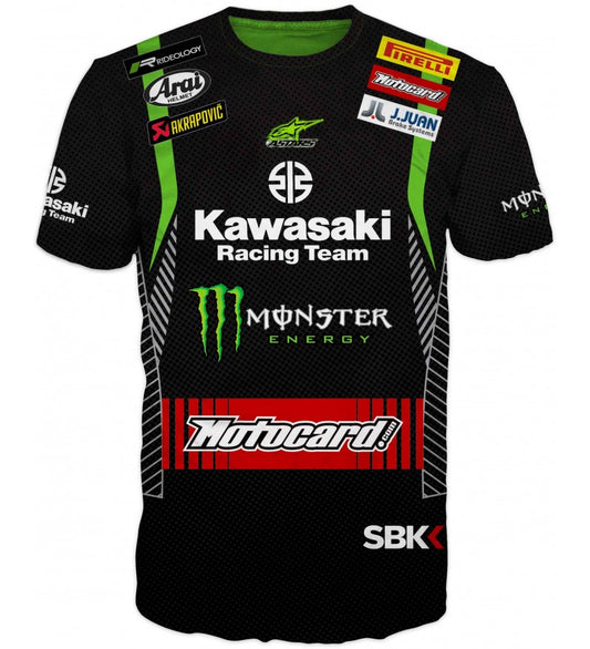 3D T-Shirt Kawasaki Racing #4042