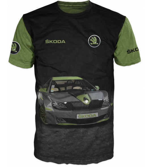 3D T-shirt Skoda #0053