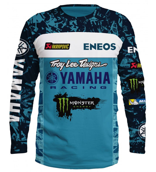 3D Yamaha Moto Jersey Long Sleeve #4074