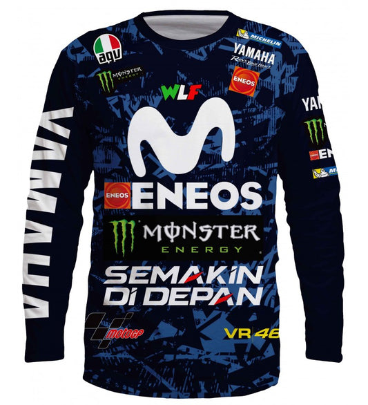 3D Yamaha Moto Jersey Long Sleeve #4044