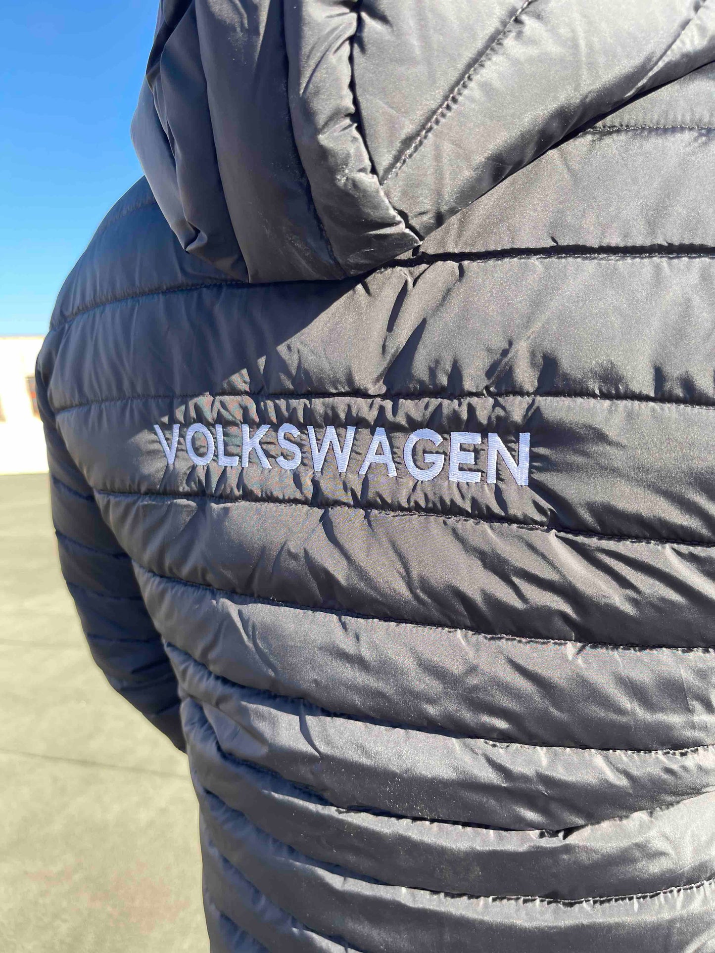 Volkswagen Quilted Wind and Water Resistant Jacket with Hood