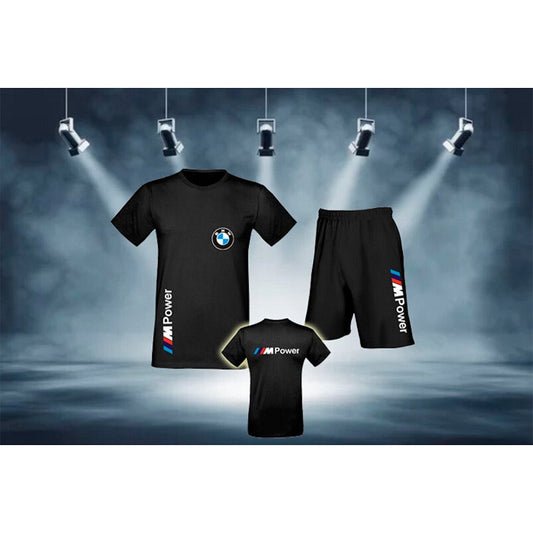 BMW M Power Summer Set – Cotton T-Shirt and Shorts