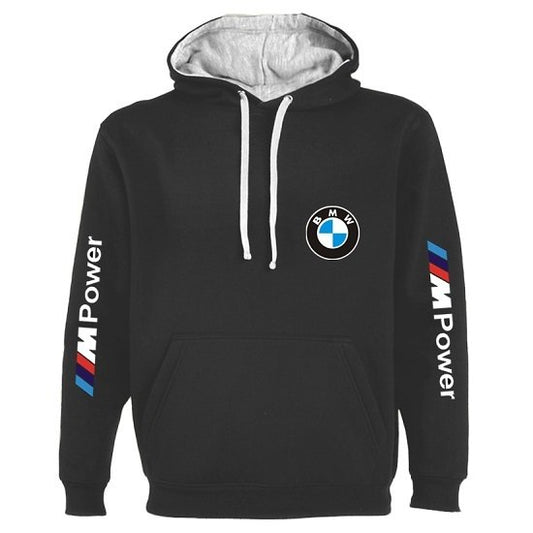 BMW Mpower Sweatshirt Two-tone  Men's Hoodie black