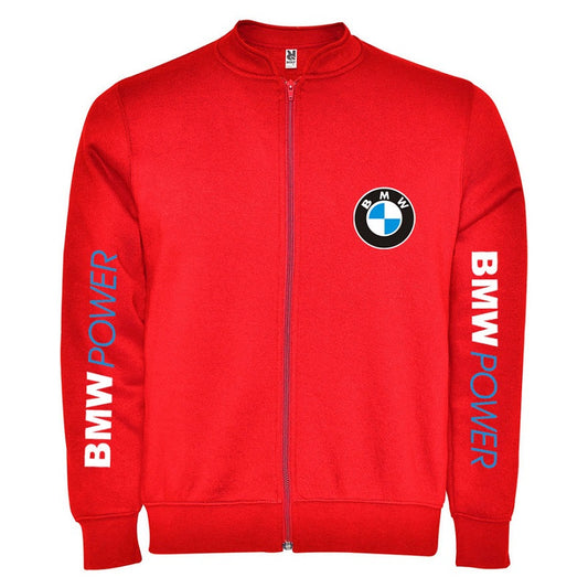 BMW Power Low Collar Fleece Men's Top red 