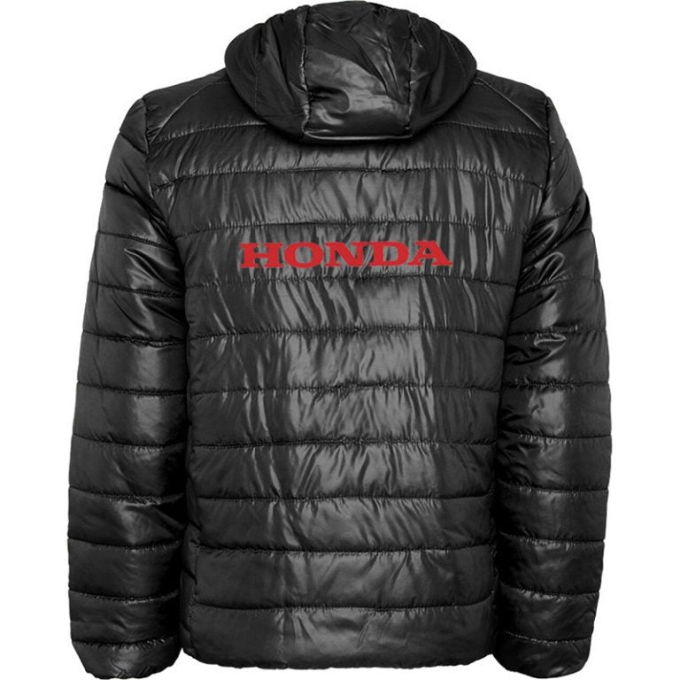 Honda Quilted Wind and Water Resistant Jacket with Hood