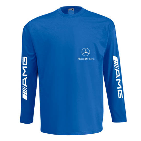 4 Colors Mercedes-Benz AMG Long Sleeve Cotton Blouses
