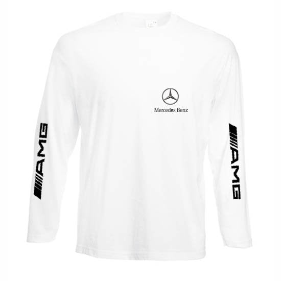 4 Colors Mercedes-Benz AMG Long Sleeve Cotton Blouses