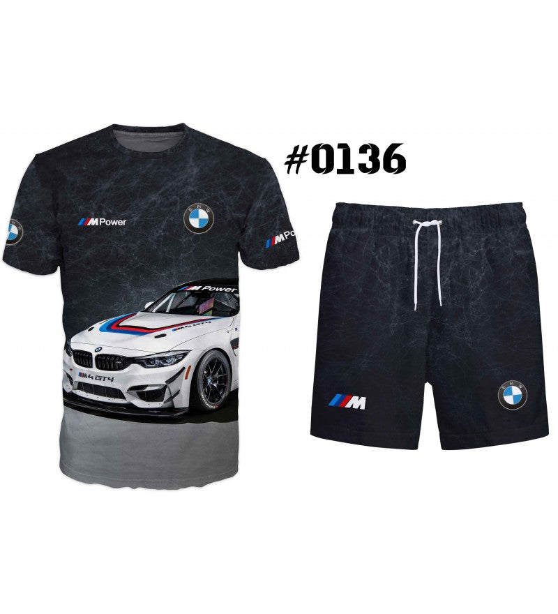 Summer Set BMW t-shirt and shorts 3D #0136