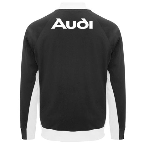 Two-tone sports top with zip AUDI