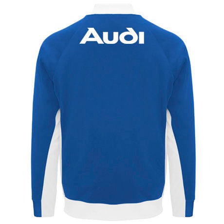 Two-tone sports top with zip AUDI